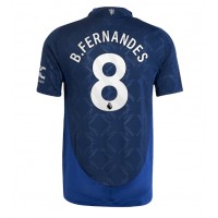 Camisa de time de futebol Manchester United Bruno Fernandes #8 Replicas 2º Equipamento 2024-25 Manga Curta